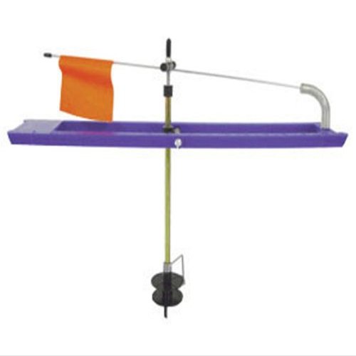 HT Enterprise HTU-200 Hardwater Underwater Tip Up W/ 200' Spool and Blue Frame with Line
