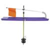 HT Enterprise HTU-200 Hardwater Underwater Tip Up W/ 200' Spool and Blue Frame with Line view 1