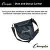 Champion Sports Shot/Discus Carrier with Shoulder Strap, Black view 2