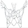Champion Sports Steel Chain Basketball Net  21 Inch Heavy-Duty Rustproof Galvanized Steel, All-Weather Indoor/Outdoor Replacement Net, Durable Metal Construction  Silver view 1