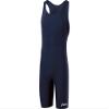 ASICS Solid High Cut Wrestling Singlet - SIZE: XXXX-Small, COLOR: Navy view 1