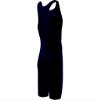 ASICS Solid High Cut Wrestling Singlet - SIZE: XXXX-Small, COLOR: Navy view 2