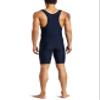 ASICS Men's Solid Modified Singlet, Navy, Medium view 3