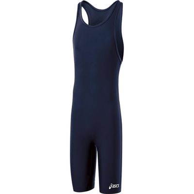 ASICS Men's Solid Modified Singlet, Navy, X-Large