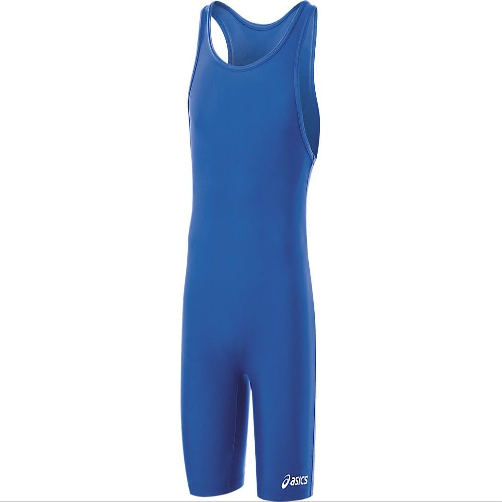ASICS Men's Solid Modified Singlet, Royal, Small