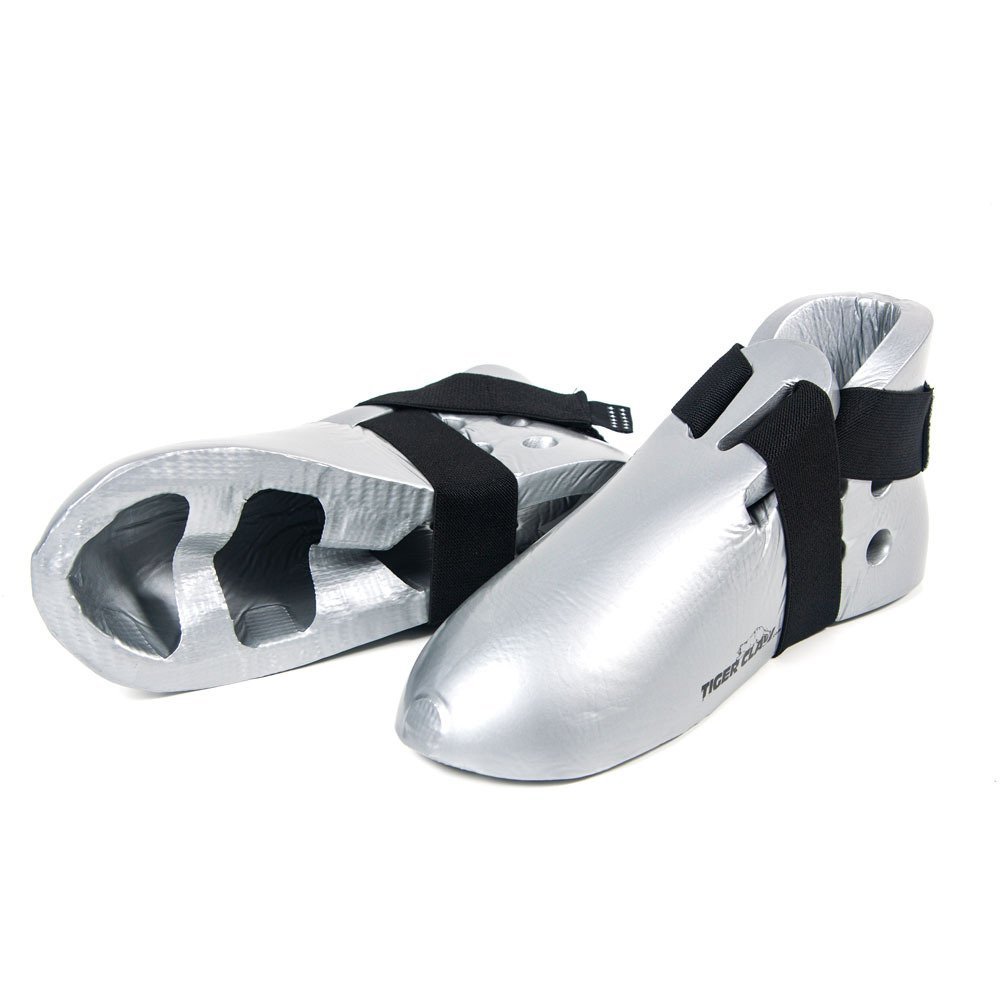 Tiger Claw- Sparmaster Kicks - Sparring Shoes/Footgear - Silver - Child 6 (Foot Length: 8 1/4")