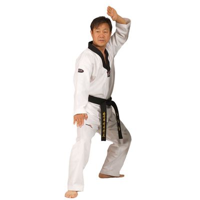 Tiger Claw - Tae Kwon Do (TKD) Uniform Elite Black Trim V-Neck #2