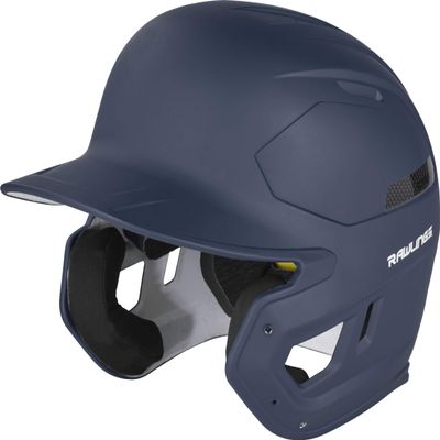 Rawlings | MACH CARBON Baseball Batting Helmet | Medium (7 1/8" - 7 1/4") | Navy