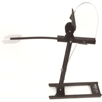 HT Enterprise TU-1 Windlass Tip-Up TU-1 500 Foot Spool Black with Drag
