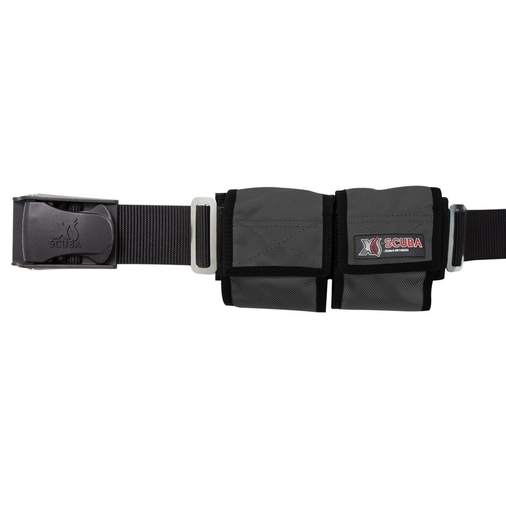 XS Scuba Weight Belt - Black - 8 Pocket