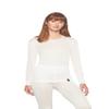 Terramar Women's Thermasilk Pointelle Scoop (Natural, Large) view 1