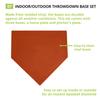 Champion Sports Throwdown Base Set  5 Rubber Baseball/Softball Base, One Size  Orange view 3