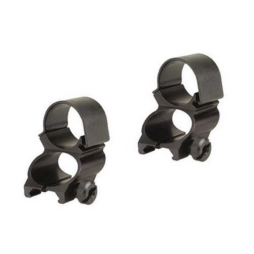 WEAVER 49510 See-Thru, 1" Rings, Extended, Matte Black