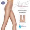 Hanes Silk Reflections Control Top Sheer Toe Silky Sheer Pantyhose, Barely There, Size EF (Pack of 1) view 4