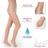 Hanes Silk Reflections Control Top Reinforced Toe Silky Sheer Pantyhose, Soft Taupe, Size CD (Pack of 1) view 3