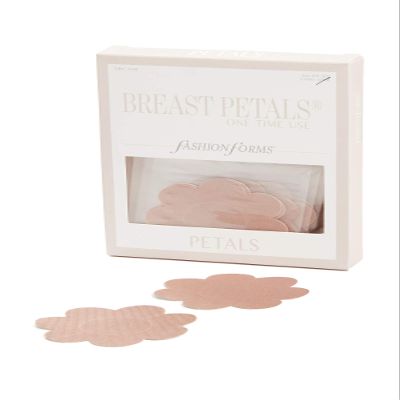 Fashion Forms Women's Disposable Breast Petals 6 Pack, Taupe, Tan, One Size