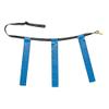 Champion Sports Quick Release Triple Flag Football Set  Small White Belt  25"31"  Blue Flags view 1
