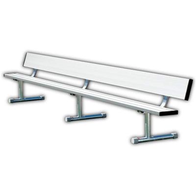21' Portable Bench w/Back (EA)