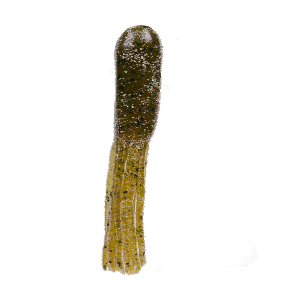 Strike King Denny Brauer's Flip-N-Tube Bait (Green Pumpkin, 4.5-Inch)