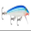 Rapala Original Floater 18 Fishing lure, 7-Inch, Blue view 1