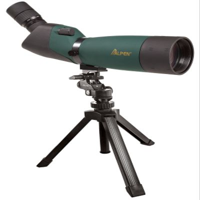 Alpen Optics 20-60x80 w/45 Degree EP, Waterproof Fogproof Spotting Scope