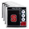 Team Golf NCAA NC State Wolfpack Gift Set: Embroidered Golf Towel, 3 Golf Balls, and 14 Golf Tees 2-3/4" Regulation, Tri-Fold Towel 16" x 22" & 100% Cotton view 1