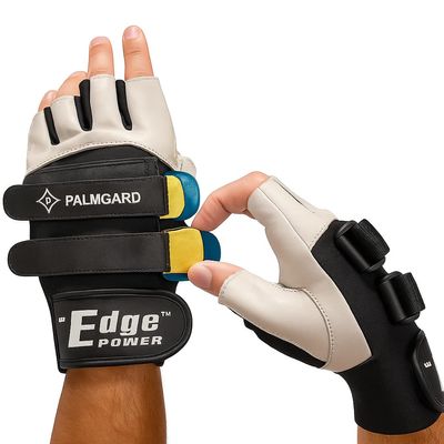 PALMGARD Edge Power Adjustable Weighted Training Gloves for Baseball - Medium