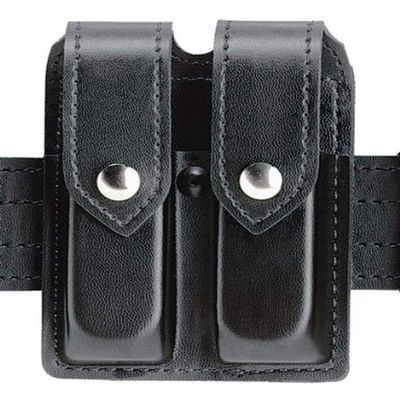 Safariland Duty Gear Bianchi 77-76-2: Magazine Holder Double, Plain, Black