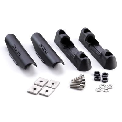 Yakima Custom Landing Pad 1, Fixed Point Tower Mounts for Flush Rail Rooftops, Rack Base Compatible with Infiniti QX4/Nissan Pathfinder, Set of 2