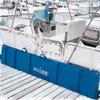 HULL HUGR Folding Boat Fender, Large, 9' x 26" x 24" - Blue view 2