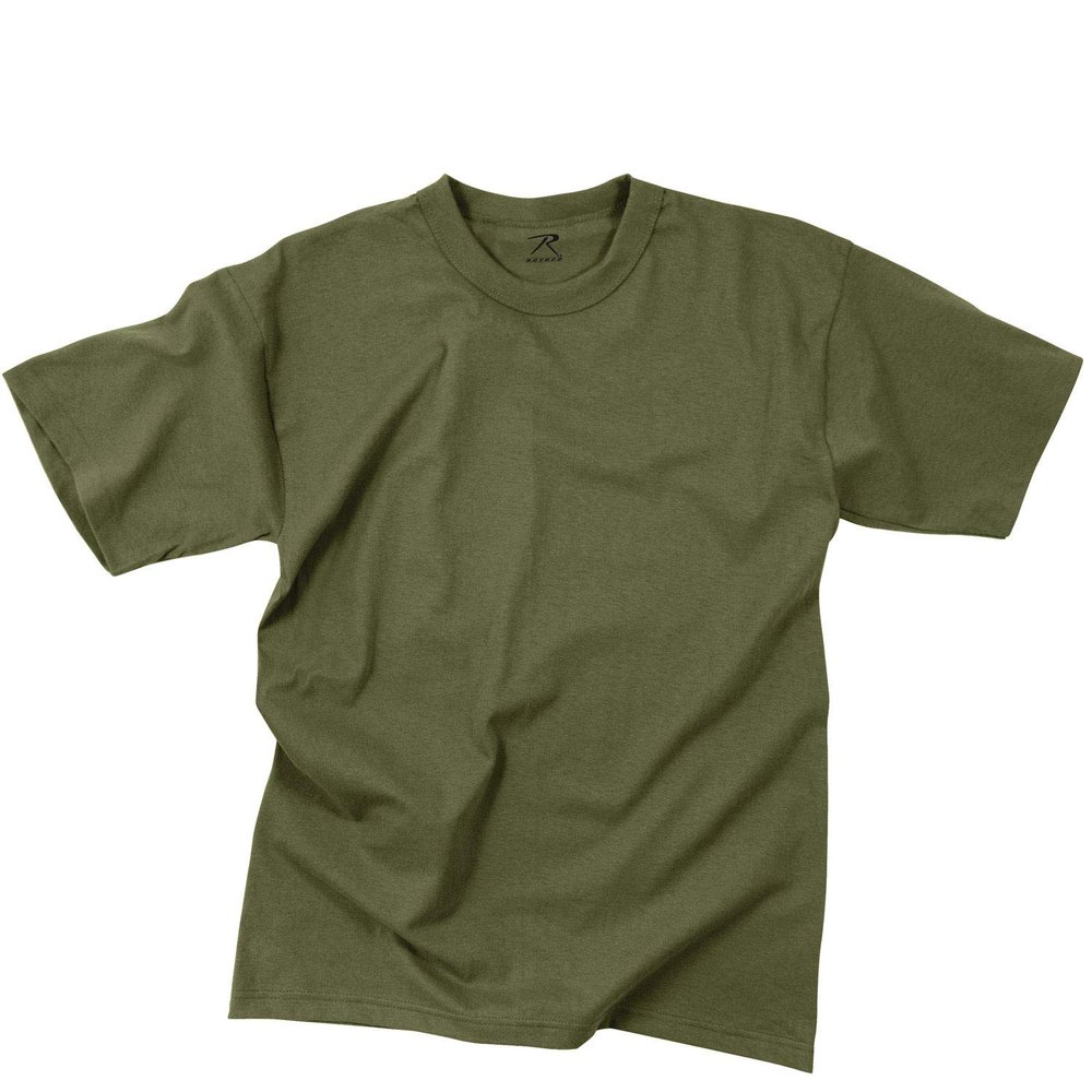 Rothco Kids T-Shirt - Soft, Breathable and Comfortable (US, Alpha, Medium, Regular, Olive Drab)