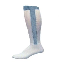 Light Grey, Stirrup-N-Sock, USA Made Medium tube-sock. 2-n-1