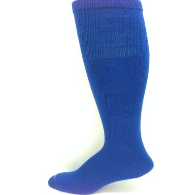 Midweight Solid-Color Tube-sock, Royal, Medium