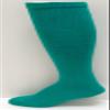 Trenway Textiles Midweight Solid-Color Tube-sock, Teal, Medium view 1