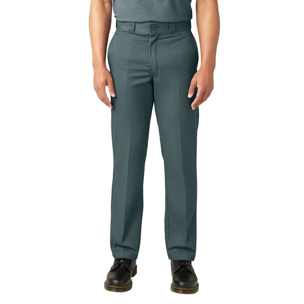Dickies Mens Original 874 Work Pants  Durable Straight Leg Uniform Trousers for Men, Ideal for Industrial or Office Use, Lincoln Green, 36W x 34L
