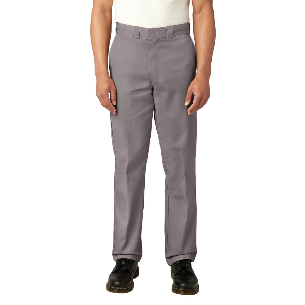 Dickies Men's Original 874 Work Pant, Silver, 42W x 30L