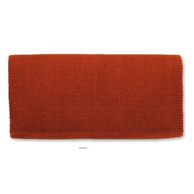 Mayatex 1314-73 San Juan Solid Copper 36x34 New Zealand Wool Saddle Blanket Copper 36in x 34in