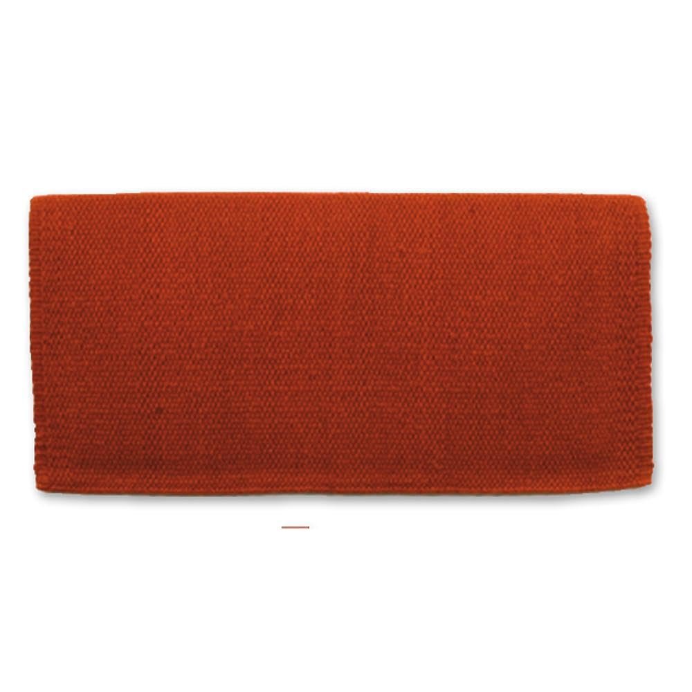 Mayatex 1314-73 San Juan Solid Copper 36x34 New Zealand Wool Saddle Blanket Copper 36in x 34in