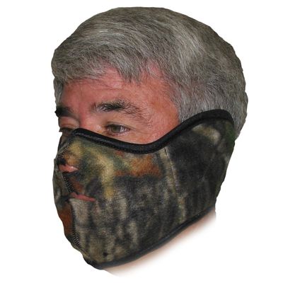 Heat Factory Fleece Face Mask for use with Hand Heat Warmers, Mossy Oak