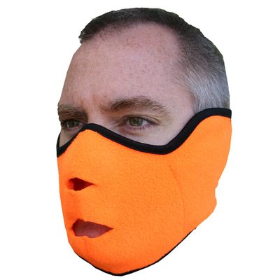 Heat Factory Fleece Face Mask for use with Hand Heat Warmers, Blaze
