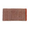 Mayatex Rust and Black Double Weave 32x64 Acrylic Blend Saddle Blanket Rust/Black view 1