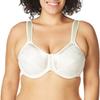 Bali womens Satin Tracings Underwire Df3562 minimizer bras, Vanilla, 42D US view 1