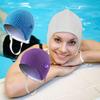 Water Gear Natural Rubber Swim Bubble Cap (White, Small) view 4