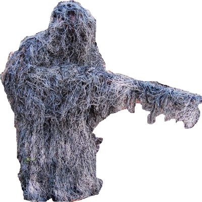 Ghillie Poncho, Made with Synthetic Thread, Light Weight (Mossy)