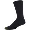 GOLDTOE Men's 656s Crew Athletic Socks, Multipairs, Black (6-Pairs), Large view 4
