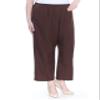 Alfred Dunner Misses Classics Pull-On Pants, 12 Short, Brown view 2