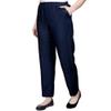 Alfred Dunner Women's Solid Medium Pant Size 10 Navy view 3
