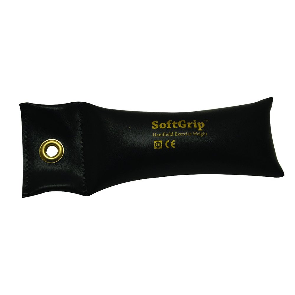 CanDo 10-0355 Soft Grip Hand Weight, 3 lb, Black