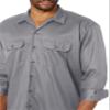Dickies Men's Long Sleeve Work Shirt, Silver, Small view 3
