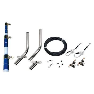 SEACHOICE Outrigger KIT 15' White and Blue, Complete